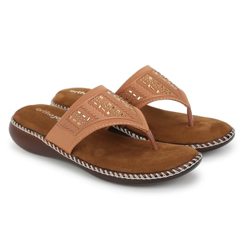 Image of ORTHO JOY doctor Footwear for women|| Fancy Footwear For Women || Orthopedic Women's Fancy Slipper /Sandal For Women