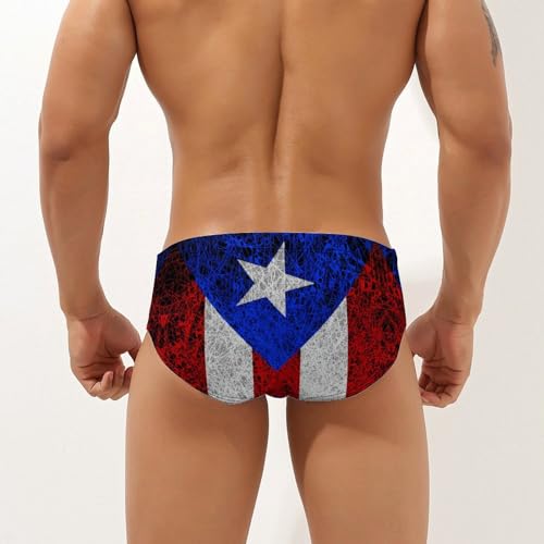 Zakqeik Mexican Flag Men's Swim Trunk Sexy Swim Briefs Bikini Swimsuit Swimwear for Men2