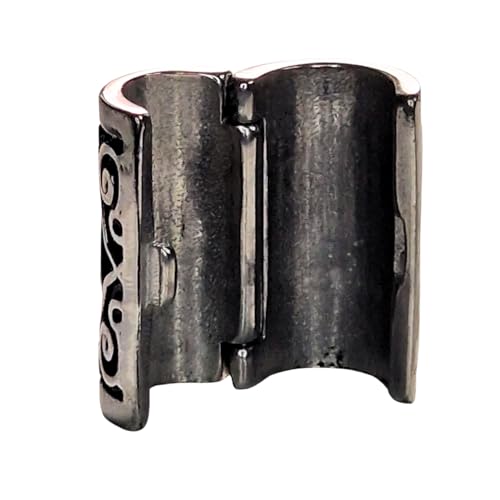 VALHALLA Valknut Hair Beads Opener Viking Beard Bead 316L Steel Silver Stainless Steel Large, Stainless Steel (Extra Large)4