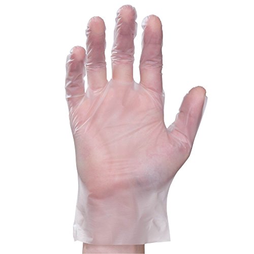 Elara FED203 Digifit Eco Friendly Elastipolymer Hybrid Glove, Phthalate Free, PVC Free, BPA Free, Latex Free, Powder Free, Food Service, Industrial, Janitorial, Large (Case of 1000),White