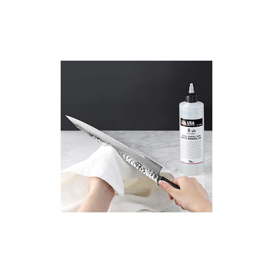 Cangshan 1026566 Blade Protection Mineral Oil, 16 OZ, Made in USA