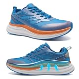 OrthoComfoot Men's Orthopedic Walking Shoes: Arch Support Road Running Shoes for Flat Feet Plantar...