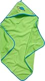  Playshoes Kinder Frottee-Kapuzentuch Schildkröte, Traje de baño Niñas, Verde (grün), Talla única