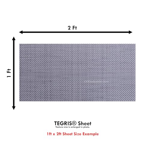 Image of TEGRIS Thermoplastic Composite Sheet - (12 x 24 in.) - (Silver /Gray) - (12 Layer /.060) - Impact Resistant Material for Holster Making, DIY Gear, & Hobby - (USA Made)