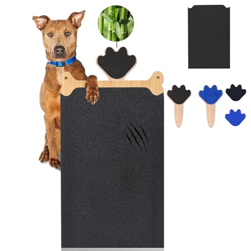 FL Falatier Dog Scratch Board Large Scratching Pad Multi-Functional Trimming Tool Alternative to Dog Nail Clippers and Pet Grinders Pet Nails Care for Dogs&Cats,Interactive Grooming Tool