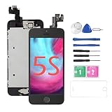 SNIDII Screen Replacement Black for iPhone 5S 4.0 inch