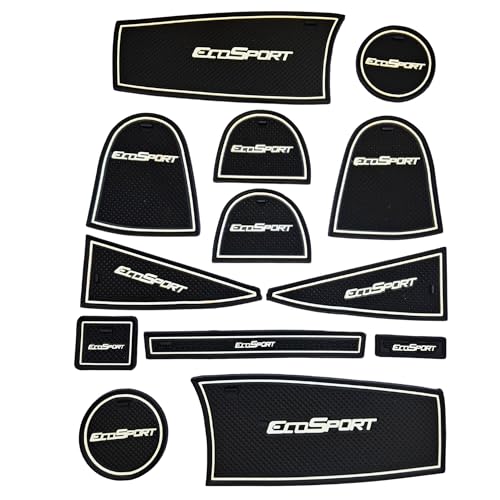 Car Drome Door Cup Mats for Ford EcoSport