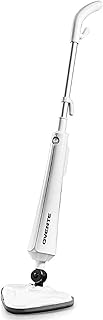 Ovente Heavy Duty Electric Steam Mop, Tile Cleaner Steamer, Hard Wood Floor Cleaning with two Microfiber Pads, Rotating He...