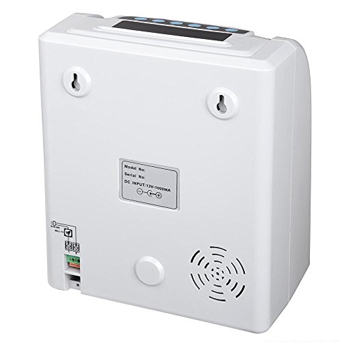 Instahibit Attendance Punch Time Clock Payroll Recorder LCD Display and Document Stamp for Employees with 100 Cards