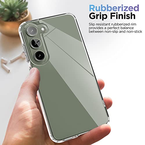 Encased Clear Case With Belt Clip Designed For Samsung Galaxy S23 Plus - Protective Slim Cover With Phone Holster (2023 Release S23+) #TOP4