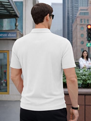 Image of Noble Monk Men's Regular Fit Polo T Shirt |Half Sleeves |Collar Tshirts | Casual T-Shirt