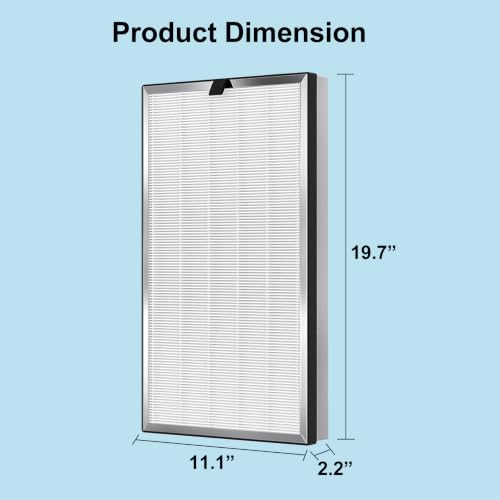 4 Pack 112 Replacement Filter compatible with 112 V2.0 Air Purifier, 3-IN-1 Fi lter Made of Pre-Filter, True HEPA and Activated Carbon (4 Pack) by ANGELOYANG - Used condition - Image 5