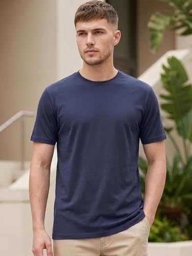 Image of Bewakoof Men's Solid Regular Fit T-Shirt