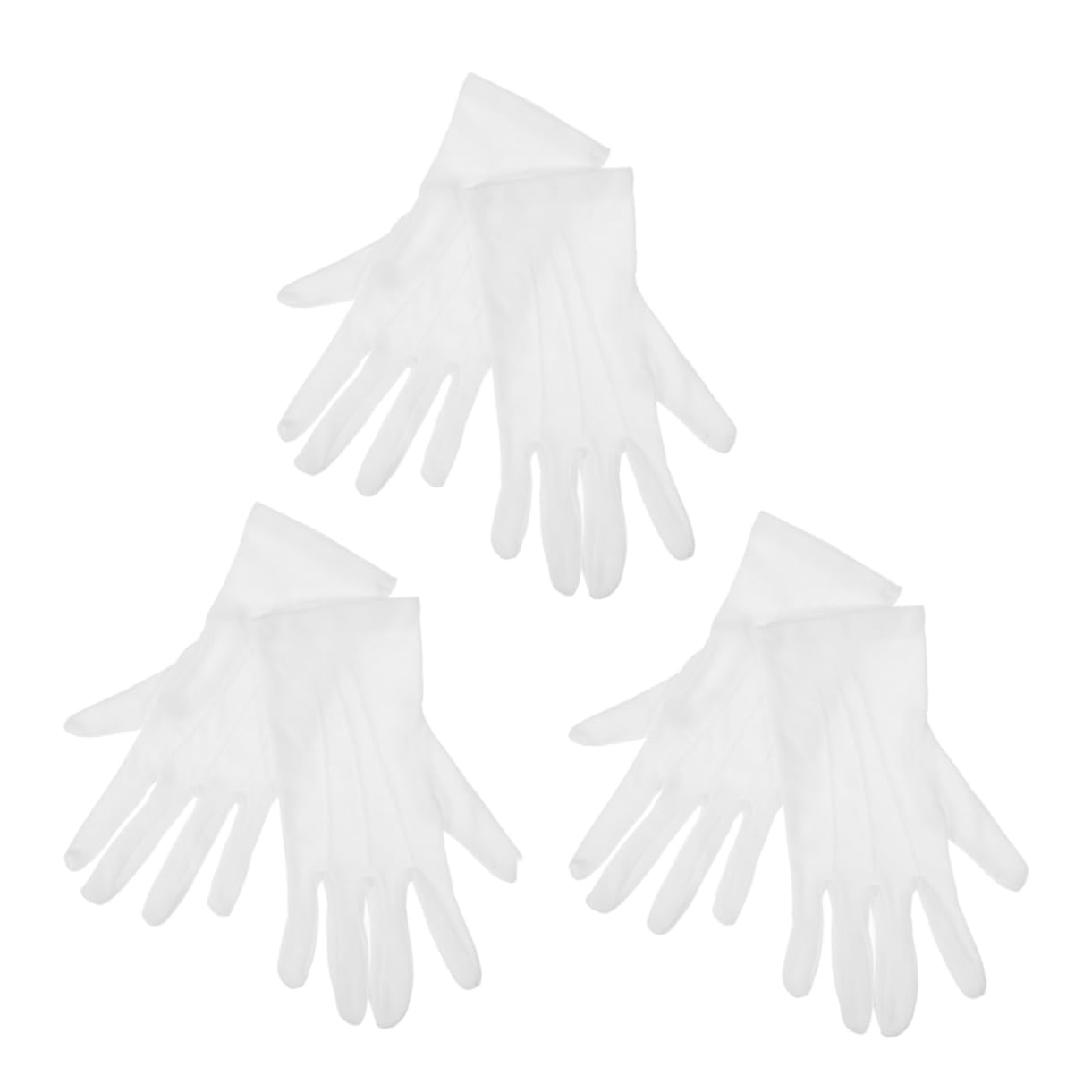 balacoo 3 Pairs Billiards Referee Gloves Comfortable and Snooker Competition Gloves for Competition Sports Game