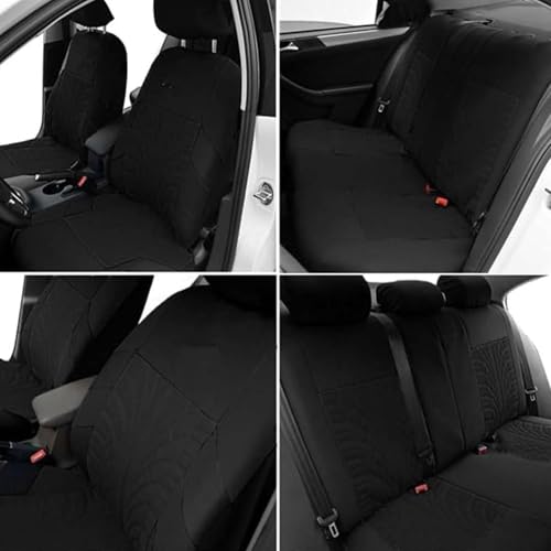 Housses de siège pour VW Jetta 2012-2018 contre l'usure : rénovez votre intérieur noir