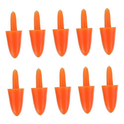 BESPORTBLE 200 Piezas Nariz De Muñeco De Nieve Reno Suministros Para Manualidades De Muñecos De Nieve Equipo Accesorios Muñeco De Nieve Para Manualidades Inflable Escarchado El Plastico