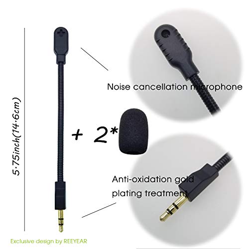 REEYEAR Replacement Game Mic fits for Logitech G PRO X2,G PRO X Wireless and G Pro Wired Gaming Headsets,Detachable Noise Cancelling Crystal-Clear Game Microphone,Mic Only by REEYEAR - Image 2