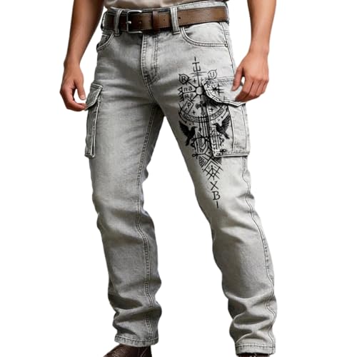 Pantalon cargo homme de travail en coton avec poches