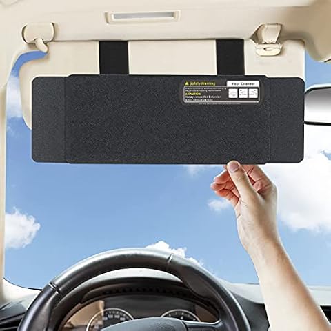 TFY Car Sun Visor Extender for Glare Protection Cover