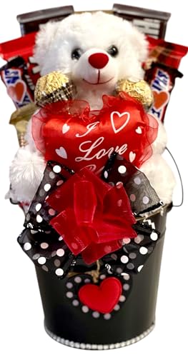 Sweetheart Candy Bouquet Chocolate Basket for Her