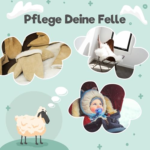 eco:fy Fell Waschmittel für alle waschbaren Lammfelle, Schaffelle, Wolle, Lammfellartikel & Naturfasern | mit Lanolin | ohne Duftstoffe | aus nachwachsenden Rohstoffen & biologisch abbaubar