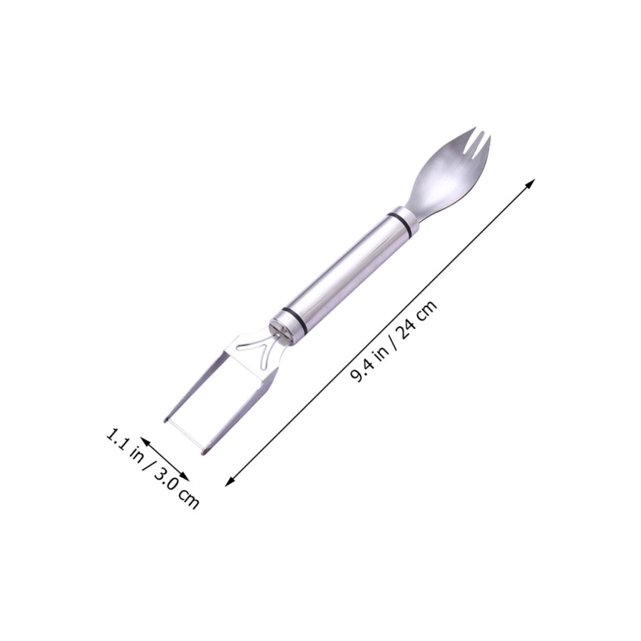 OUNONA Summer Watermelon Spork Slicer Cutting Tool for Fruit Easy to Use Watermelon Cutter and Fork for Home and Outdoor Activities Lightweight and Compact Design