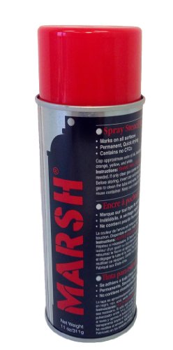 MARSH Stencil Ink, (Net Weight: 11 fl oz.) 14 fl oz Spray Can