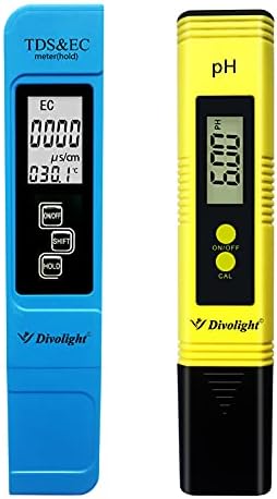 [pH and TDS & EC Tester kit] pH Meter Digital Accuracy 0.01 Lab Pen Type and 3-in-1 TDS and EC Meter, PPM and µS Meter for Water, Practical Water Testing Kit pH and TDS EC Meter Combo