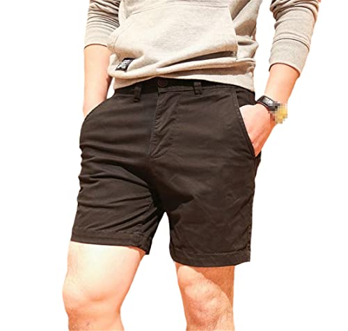 Short chino kaki uni style japonais pour un look épuré masculin
