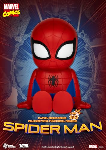 Beast Kingdom - Marvel Comics - Figura funcional de vinilo tamaño palmera: Spider-Man Bank