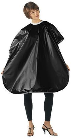 Hair Stylist Vinyl Shampoo Cape 36x54 Black #311 by Betty Dain