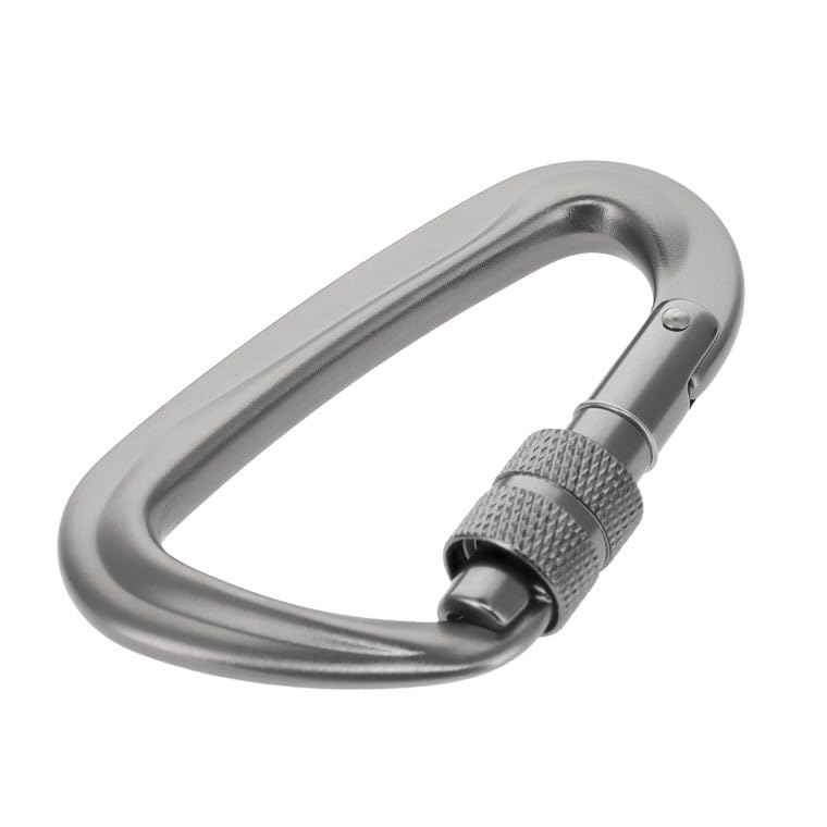 Buckleguy.com C5970 Gun Metal, Screw Lock Carabiner, Aluminum
