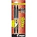 PILOT FriXion Ball Erasable & Refillable Gel Ink Stick Pens, Fine Point, Black Ink, 2-Pack (31553)