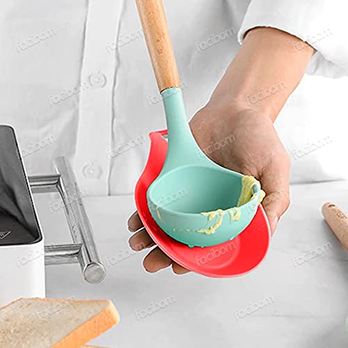 Kit 4 Descansos Para Talheres em Silicone Flexível e Maleável