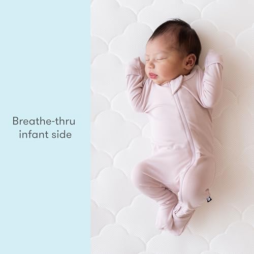 Newton Baby Crib Mattress and Toddler Bed - Waterproof - Ultra-Breathable Proven to Reduce Suffocation Risk, 100% Washable, Better Than Organic, 2-Stage Removable Cover, Deluxe 5.5" Thick - White