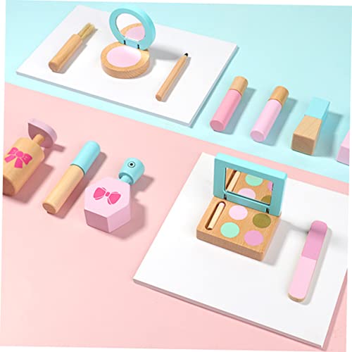 Vaguelly 1 Conjunto bolsa cosmética de simulação conjuntos infantis brinquedos infantis bolsas de ma