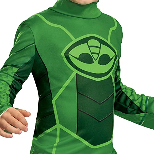 Disguise Gekko Costume For Kids, Official Pj Masks Megasuit Costume Jumpsuit And Mask, Toddler Size Large (4-6) #TOP3