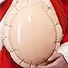 Santa Claus Inflatable Fake Belly Pregnant Woman Fake Belly Beer Belly Pregnant Cosplay Belly Costume for Halloween Christmas Role Playing Party Costume Accessories