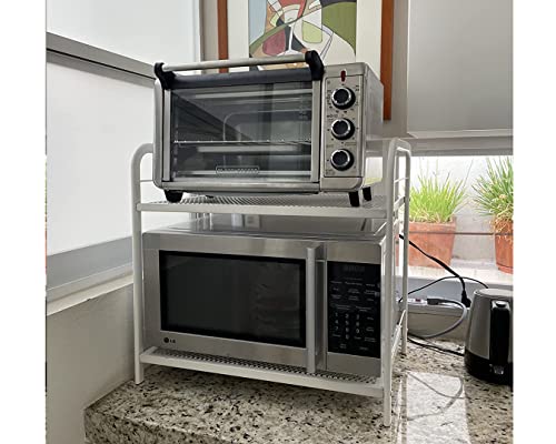 COSWE Scaffale per forno a microonde, supporto per...