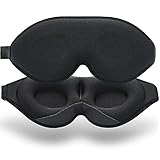 Sleep Mask, MABAO 3D Eye Mask for Sleeping, Women Men Silk Eye Mask for Light Blocking, Soft and...