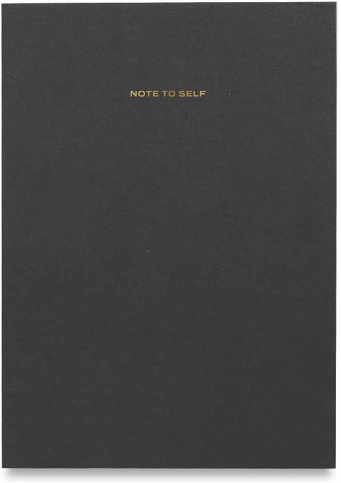 Wit & Delight Note To Self Journal, Black (DLS1962)