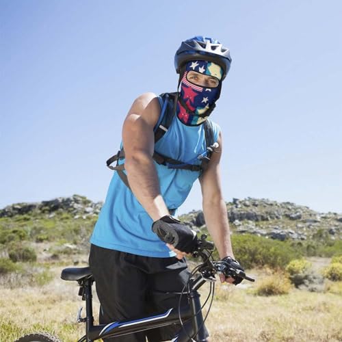 Balaclava con Estampado de Estrellas para Hombres y Mujeres, Máscara Facial Transpirable para Protección Solar, Cubre Cabeza Completa para Senderismo, Ciclismo, Correr, Conducción miniatura 4