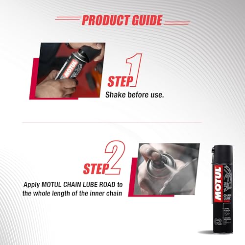 Spray graxa lubrificante de corrente motul c2 desengripante
