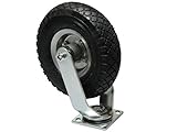 ruedas giratorias neumaticas precios Con válvula de auto NEUMÁTICOS rueda giratoria con rodamiento de bolas de metal-llanta 260 x 85 mm