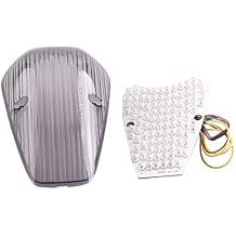 Motorcycle Integrated Taillight LED Brake Tail Light Compatible for HONDA VTX 1300 1800 CUSTOM 2002-2020 Smoke Lens