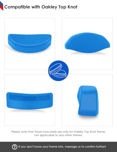 Image of BLAZERBUCK Replacement Nose Pieces for Oakley Frogskins Range /Frogskins Range XL /Top Knot /Side Swept /HSTN /Spindrift /Wildrye