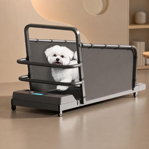 CYMIPOF 犬用トレッドミル ペット用ランニングマシン リモコン操作・12段階速度調節 家庭用室内運動器具 小型犬〜中型犬・猫対応