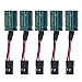 5pcs RC Drone Voltage Protector, 3300uF 16V Large Drone Capacitor Receiver Voltage Protector with Plug for FUTABA
