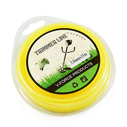 ULTECHNOVO Carretéis de Strimmers de Substituição de Cortador de Grama de 15 M Linha de Corte de Gra