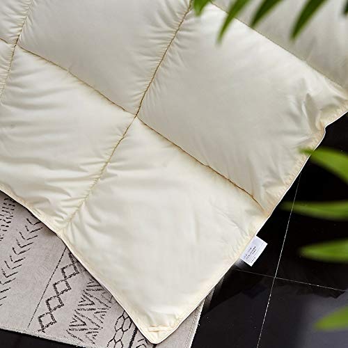 Edredom adequado para a pele, adulto, adolescente, infantil, edredom, tamanho completo, bege para qu